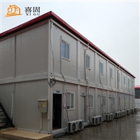 西安廠家防火定制集裝箱 工地辦公宿舍住人活動(dòng)板房 快拼集裝箱